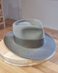 WHIPPET FEDORA | DELUXE RABBIT & HARE BLEND | STONE COLOR | SIZE 58, US 7 1/4