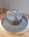 WHIPPET FEDORA | DELUXE RABBIT & HARE BLEND | STONE COLOR | SIZE 58, US 7 1/4