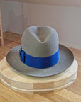 CAGNEY FEDORA | RABBIT & HARE DELUXE BLEND | STONE COLOR | SIZE 60, US 7 1/2