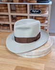 LEIFUR Lucky FEDORA | 100X BEAVER | SILVERBELLY COLOR | SIZE 58, US 7 1/4