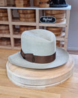 LEIFUR Lucky FEDORA | 100X BEAVER | SILVERBELLY COLOR | SIZE 58, US 7 1/4