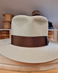 LEIFUR Lucky FEDORA | 100X BEAVER | SILVERBELLY COLOR | SIZE 58, US 7 1/4