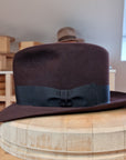 LEIFUR Lucky FEDORA | 100X BEAVER | OXBLOOD COLOR | SIZE 59, US 7 3/8