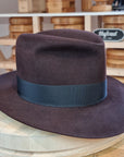 LEIFUR Lucky FEDORA | 100X BEAVER | OXBLOOD COLOR | SIZE 59, US 7 3/8