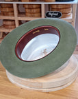 LEIFUR Lucky FEDORA | 50X BEAVER BLEND | SAGE GREEN COLOR | SIZE 60, US 7 1/2