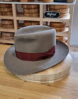 LEIFUR Lucky FEDORA | 50X BEAVER BLEND | WHISKEY COLOR | SIZE 60, US 7 1/2