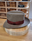 LEIFUR Lucky FEDORA | 50X BEAVER BLEND | WHISKEY COLOR | SIZE 60, US 7 1/2