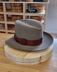 LEIFUR Lucky FEDORA | 50X BEAVER BLEND | WHISKEY COLOR | SIZE 60, US 7 1/2