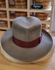 LEIFUR Lucky FEDORA | 50X BEAVER BLEND | WHISKEY COLOR | SIZE 60, US 7 1/2