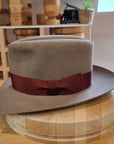 LEIFUR Lucky FEDORA | 50X BEAVER BLEND | WHISKEY COLOR | SIZE 60, US 7 1/2