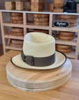 WHIPPET FEDORA | HAND WOVEN ECUADORIAN STRAW | NATURAL COLOR | SIZE 58, US 7 1/4