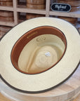 WHIPPET FEDORA | HAND WOVEN ECUADORIAN STRAW | NATURAL COLOR | SIZE 58, US 7 1/4