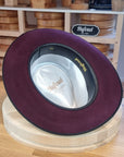 WHIPPET FEDORA | 100X NUTRIA | PLUM COLOR | SIZE 58, US 7 1/4