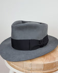 BOGART FEDORA | 50X BEAVER BLEND | EMERALD GRAY COLOR | SIZE 55, US 6 7/8