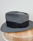 BOGART FEDORA | 50X BEAVER BLEND | EMERALD GRAY COLOR | SIZE 55, US 6 7/8