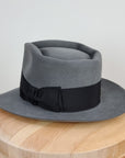 BOGART FEDORA | 50X BEAVER BLEND | EMERALD GRAY COLOR | SIZE 55, US 6 7/8