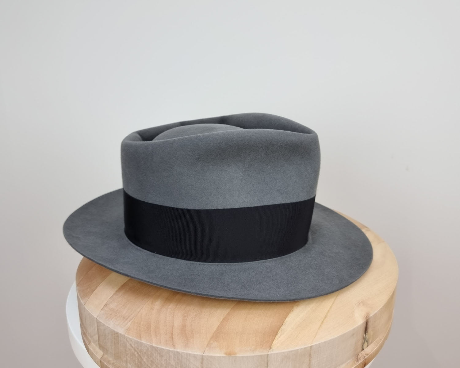 BOGART FEDORA | 50X BEAVER BLEND | EMERALD GRAY COLOR | SIZE 55, US 6 7/8