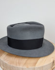 BOGART FEDORA | 50X BEAVER BLEND | EMERALD GRAY COLOR | SIZE 55, US 6 7/8