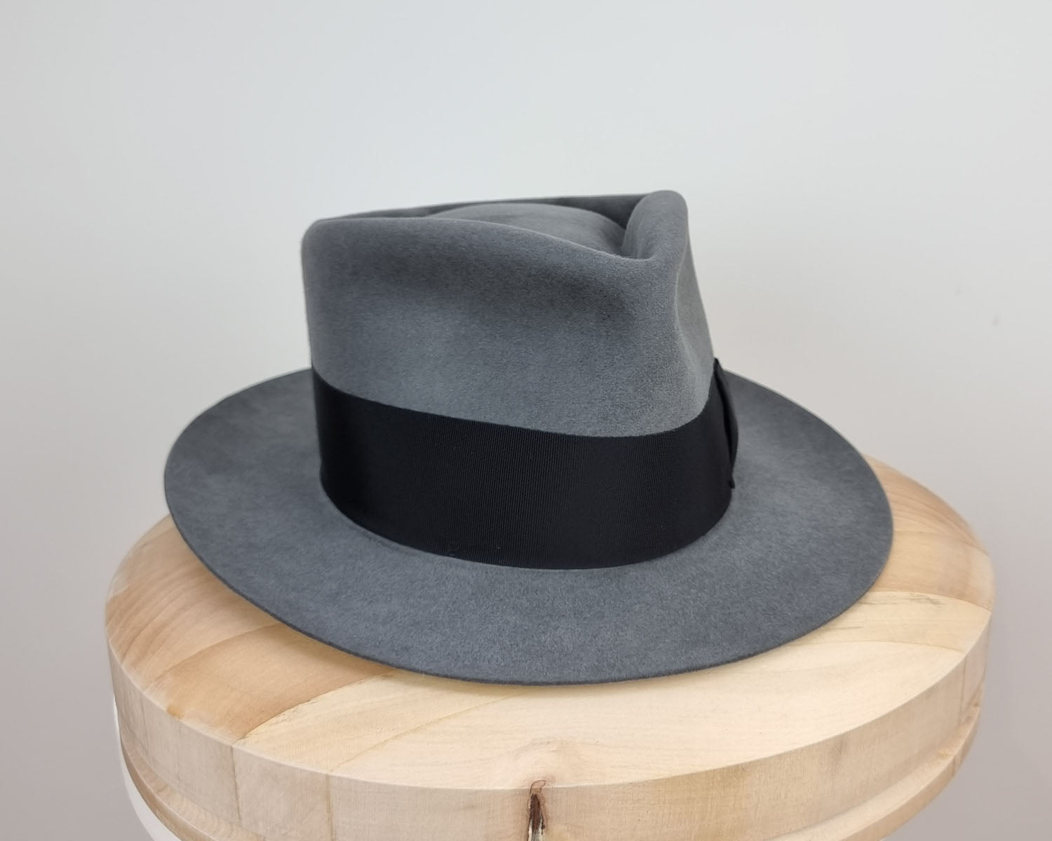 BOGART FEDORA | 50X BEAVER BLEND | EMERALD GRAY COLOR | SIZE 55, US 6 7/8