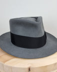 BOGART FEDORA | 50X BEAVER BLEND | EMERALD GRAY COLOR | SIZE 55, US 6 7/8