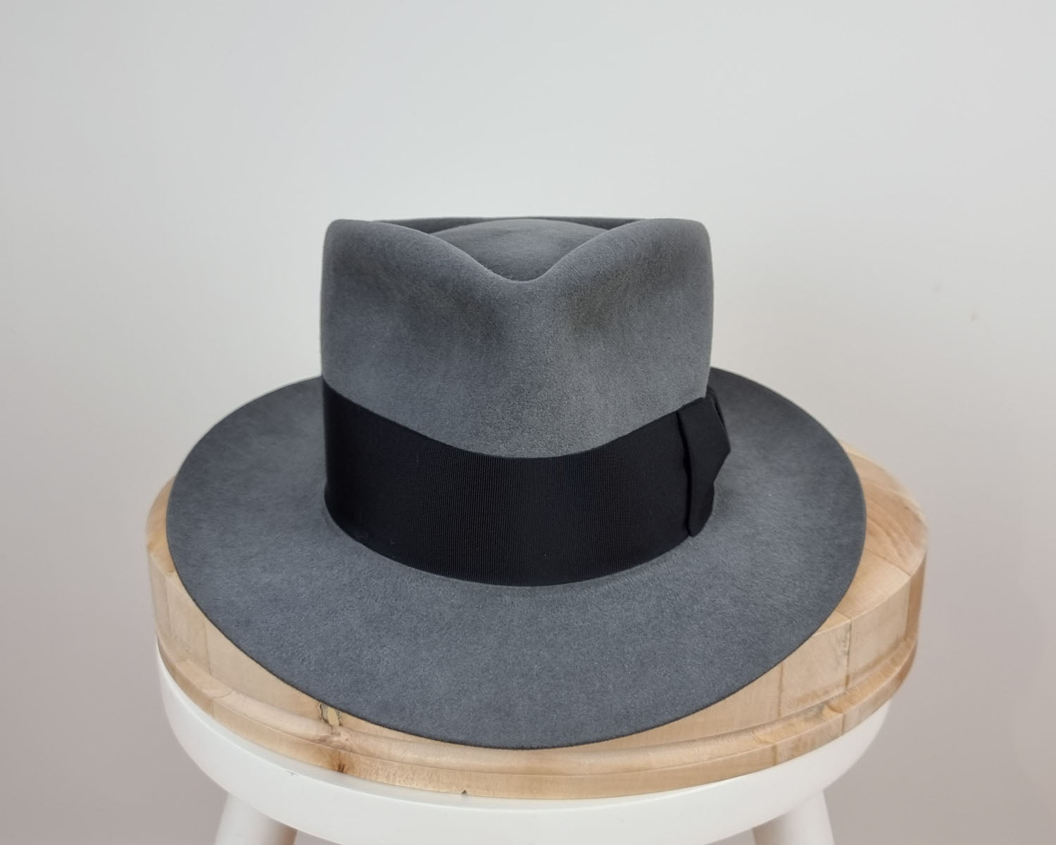 BOGART FEDORA | 50X BEAVER BLEND | EMERALD GRAY COLOR | SIZE 55, US 6 7/8