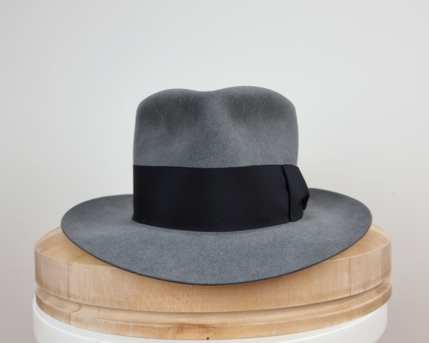 BOGART FEDORA | 50X BEAVER BLEND | EMERALD GRAY COLOR | SIZE 55, US 6 7/8