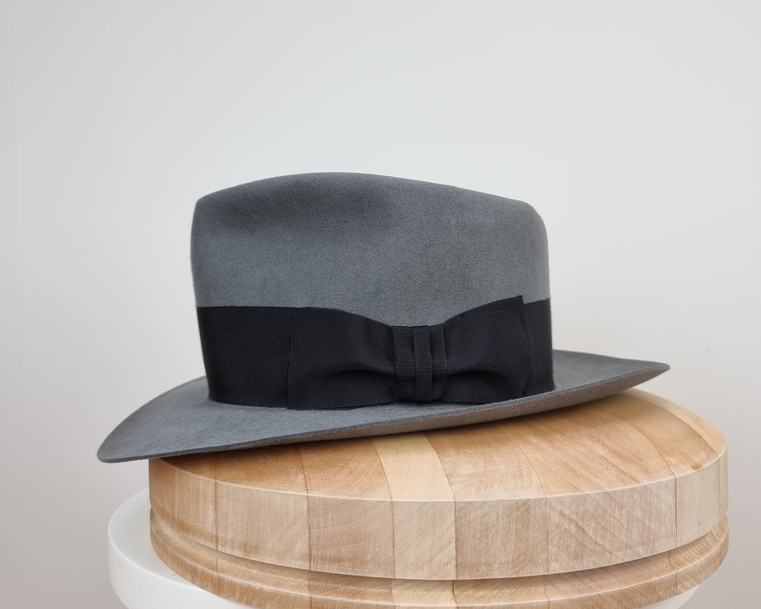 BOGART FEDORA | 50X BEAVER BLEND | EMERALD GRAY COLOR | SIZE 55, US 6 7/8