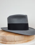 BOGART FEDORA | 50X BEAVER BLEND | EMERALD GRAY COLOR | SIZE 55, US 6 7/8