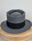 BOGART FEDORA | 50X BEAVER BLEND | EMERALD GRAY COLOR | SIZE 58, US 7 1/4