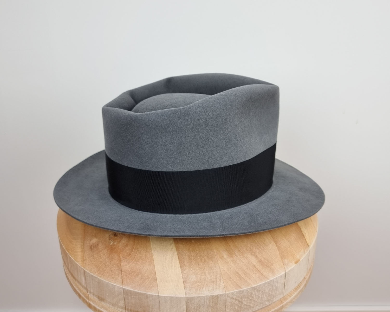 BOGART FEDORA | 50X BEAVER BLEND | EMERALD GRAY COLOR | SIZE 58, US 7 1/4