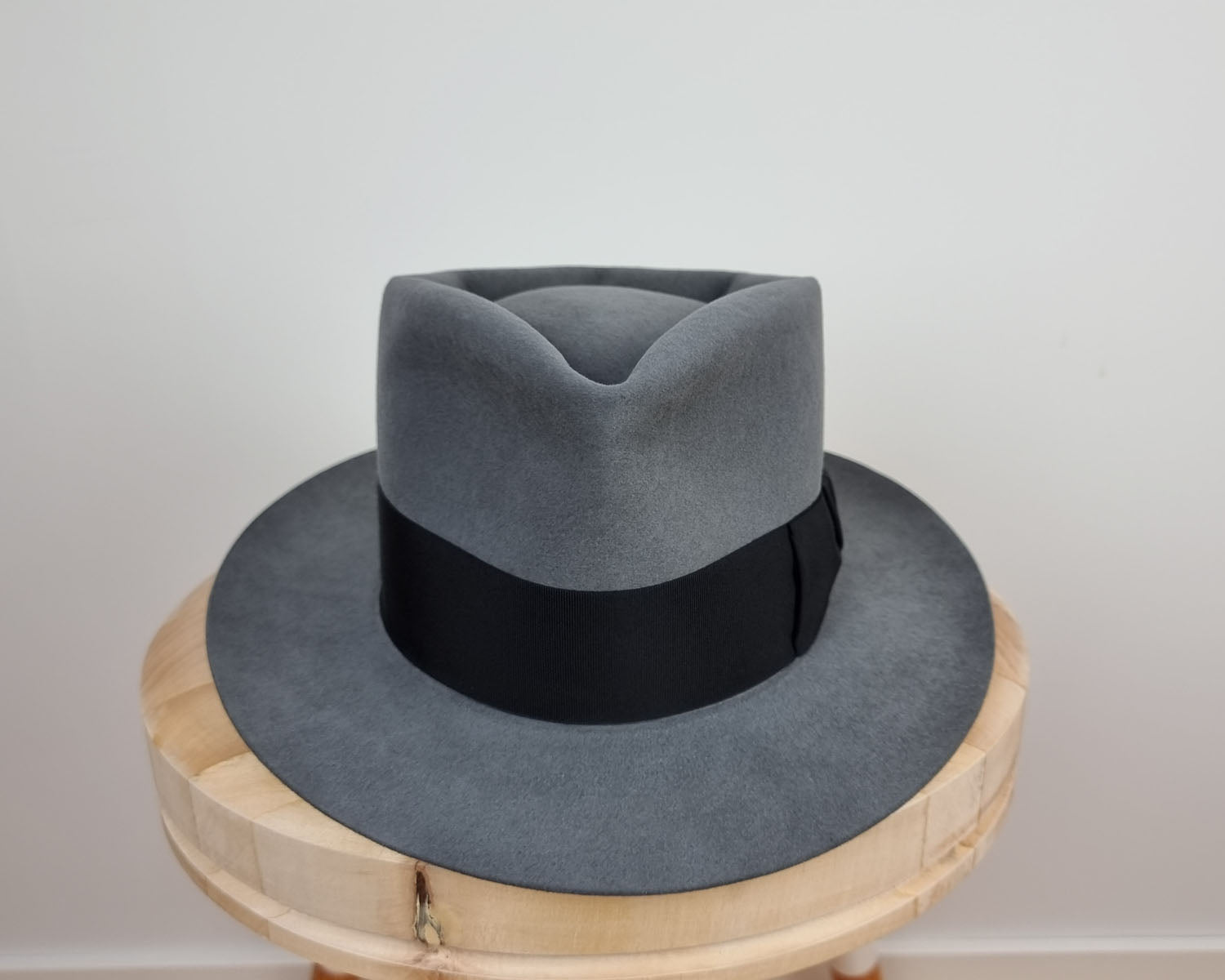 BOGART FEDORA | 50X BEAVER BLEND | EMERALD GRAY COLOR | SIZE 58, US 7 1/4