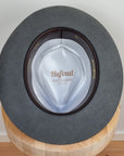 BOGART FEDORA | 50X BEAVER BLEND | EMERALD GRAY COLOR | SIZE 58, US 7 1/4