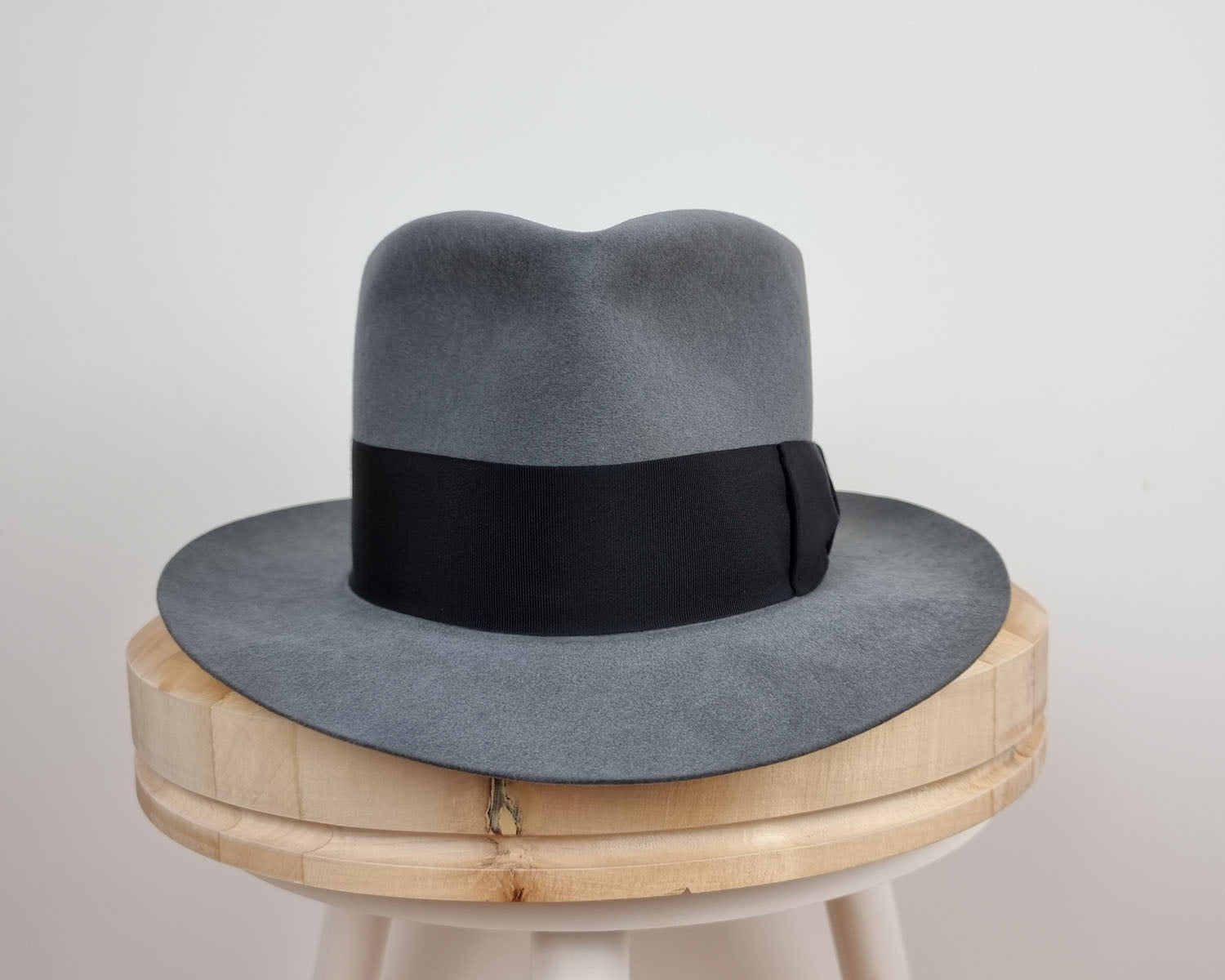 BOGART FEDORA | 50X BEAVER BLEND | EMERALD GRAY COLOR | SIZE 58, US 7 1/4