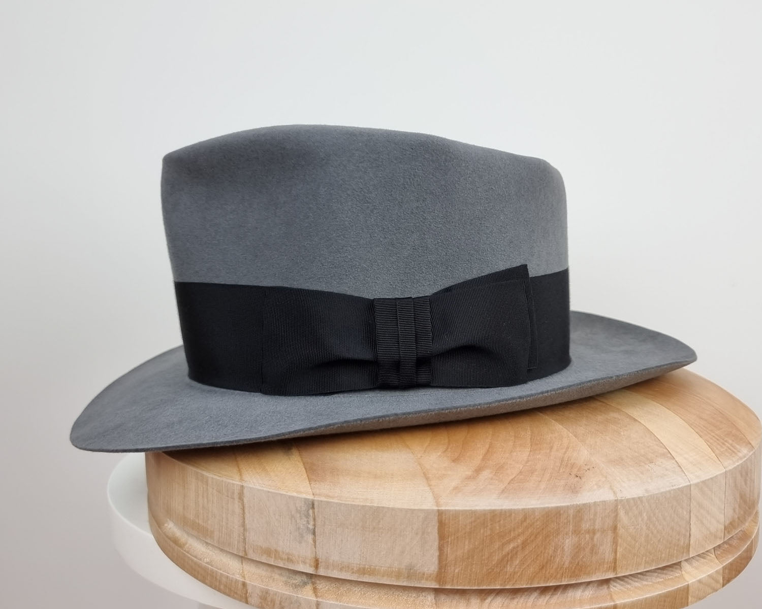 BOGART FEDORA | 50X BEAVER BLEND | EMERALD GRAY COLOR | SIZE 58, US 7 1/4