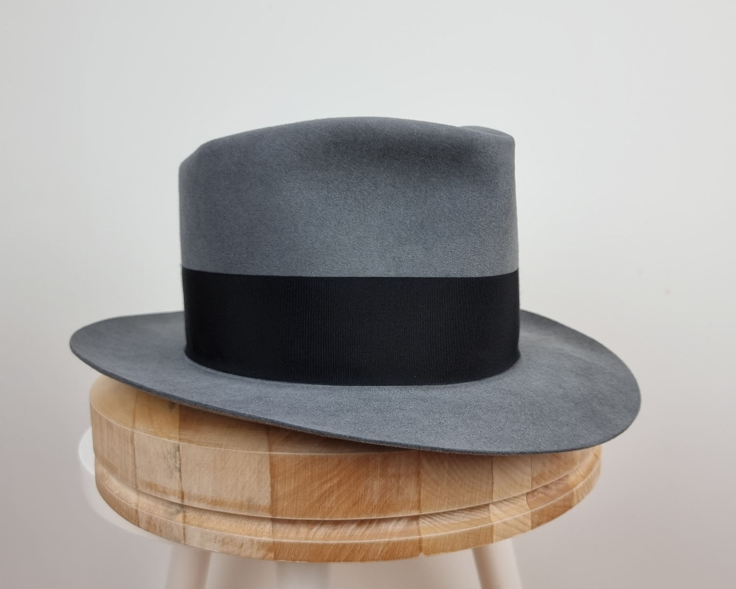 BOGART FEDORA | 50X BEAVER BLEND | EMERALD GRAY COLOR | SIZE 58, US 7 1/4