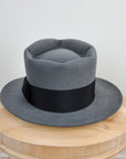 BOGART FEDORA | 50X BEAVER BLEND | EMERALD GRAY COLOR | SIZE 57, US 7 1/8