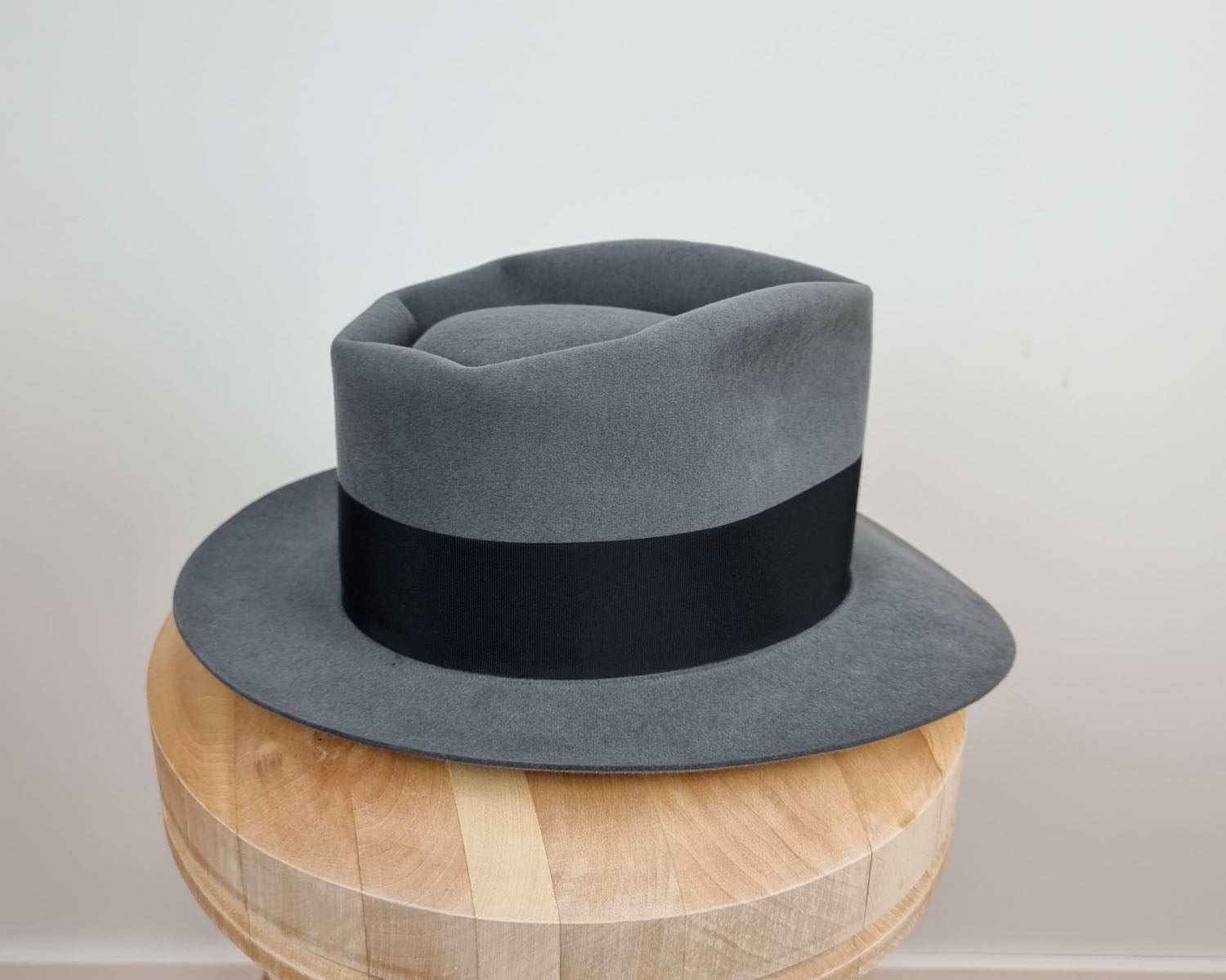 BOGART FEDORA | 50X BEAVER BLEND | EMERALD GRAY COLOR | SIZE 57, US 7 1/8