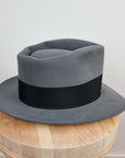 BOGART FEDORA | 50X BEAVER BLEND | EMERALD GRAY COLOR | SIZE 57, US 7 1/8