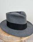 BOGART FEDORA | 50X BEAVER BLEND | EMERALD GRAY COLOR | SIZE 57, US 7 1/8