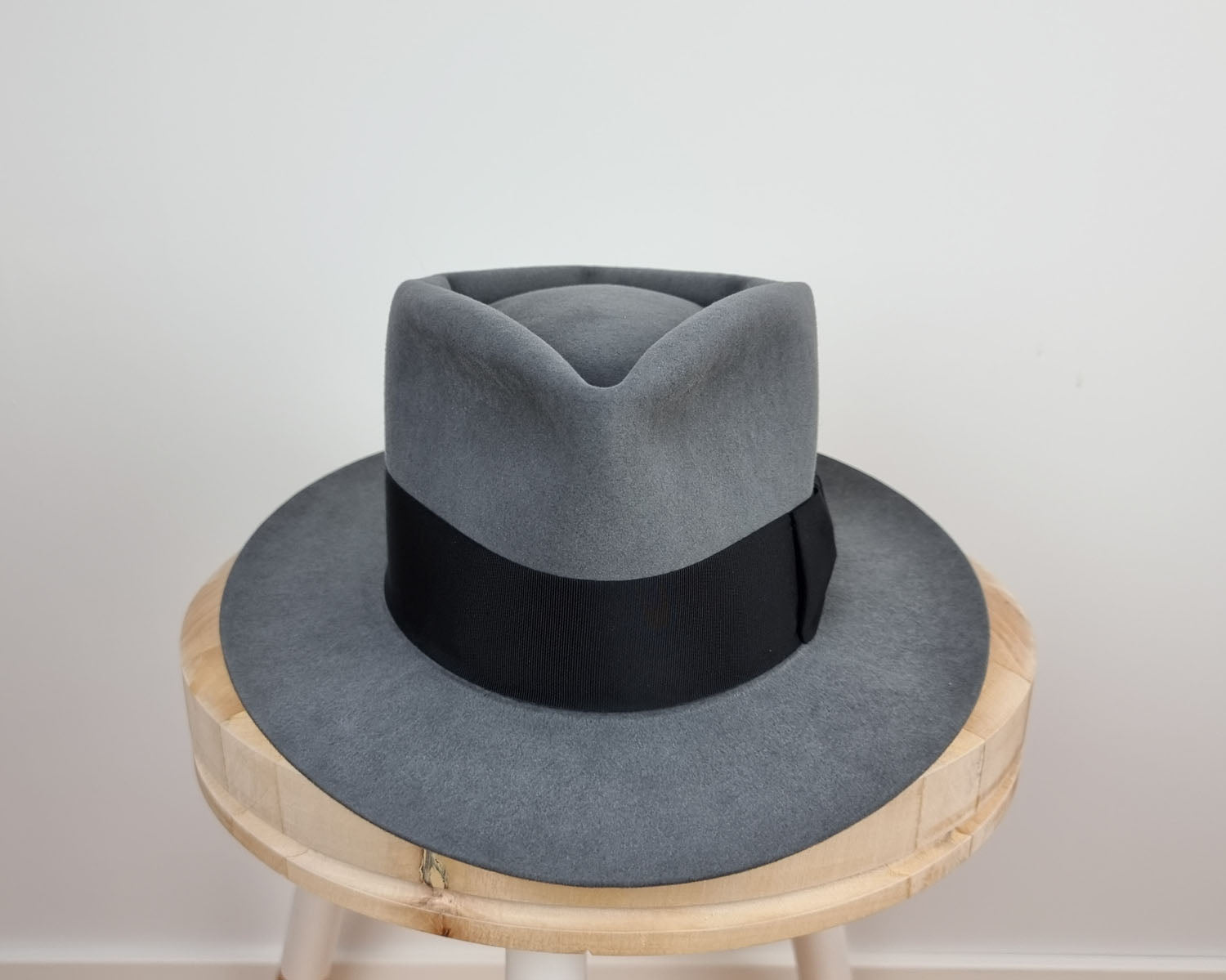 BOGART FEDORA | 50X BEAVER BLEND | EMERALD GRAY COLOR | SIZE 57, US 7 1/8