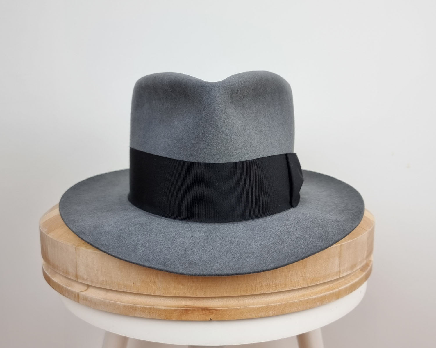 BOGART FEDORA | 50X BEAVER BLEND | EMERALD GRAY COLOR | SIZE 57, US 7 1/8