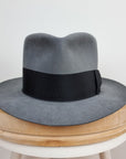 BOGART FEDORA | 50X BEAVER BLEND | EMERALD GRAY COLOR | SIZE 57, US 7 1/8