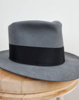 BOGART FEDORA | 50X BEAVER BLEND | EMERALD GRAY COLOR | SIZE 57, US 7 1/8