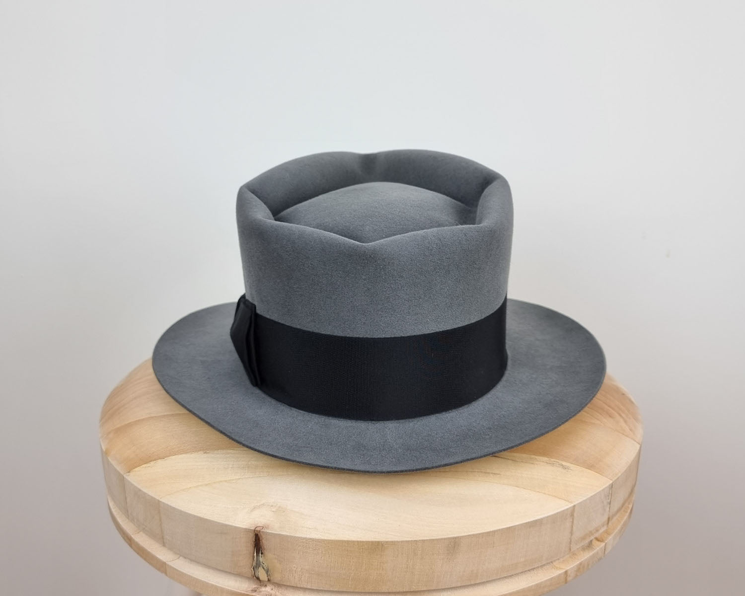 BOGART FEDORA | 50X BEAVER BLEND | EMERALD GRAY COLOR | SIZE 60, US 7 1/2