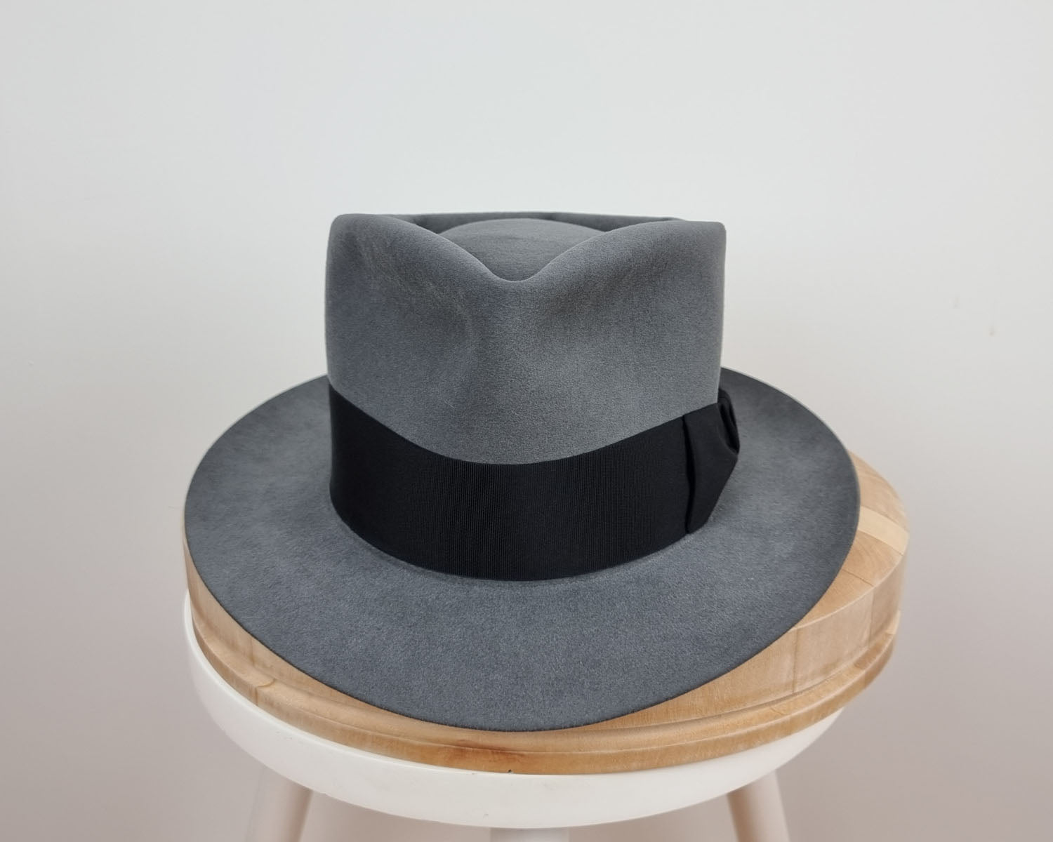 BOGART FEDORA | 50X BEAVER BLEND | EMERALD GRAY COLOR | SIZE 60, US 7 1/2