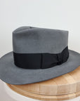 BOGART FEDORA | 50X BEAVER BLEND | EMERALD GRAY COLOR | SIZE 59, US 7 3/8