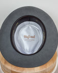 BOGART FEDORA | 50X BEAVER BLEND | EMERALD GRAY COLOR | SIZE 59, US 7 3/8