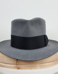 BOGART FEDORA | 50X BEAVER BLEND | EMERALD GRAY COLOR | SIZE 59, US 7 3/8