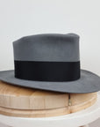 BOGART FEDORA | 50X BEAVER BLEND | EMERALD GRAY COLOR | SIZE 59, US 7 3/8