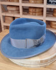 WHIPPET FEDORA | 100X NUTRIA | COBALT COLOR | SIZE 59, US 7 3/8